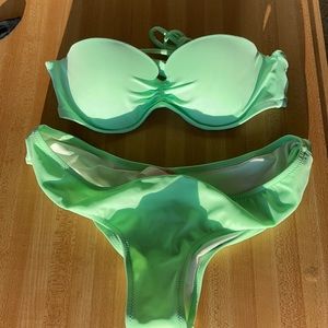 Victoria’s Secret MINT green bikini set